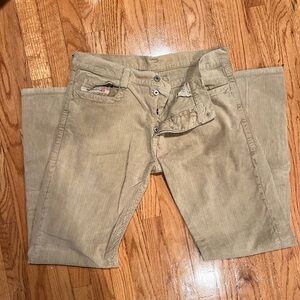 Y2K Diesel RIVEC Corduroy Pants W34 – Made in Italy – NWOT